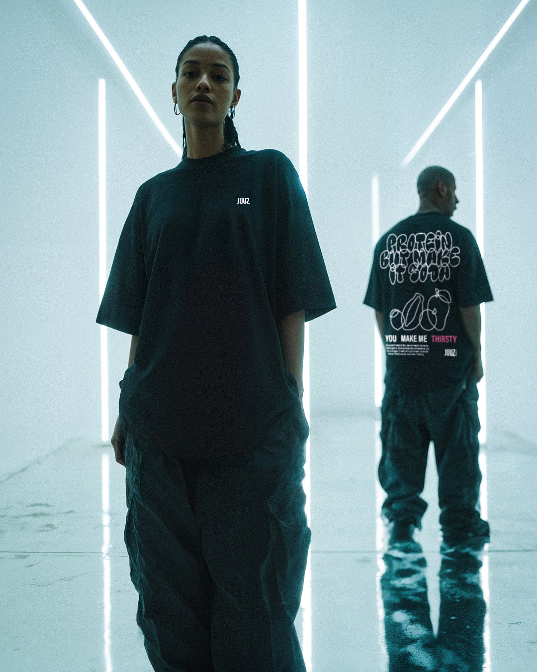 JUUZ Oversized Shirt Black